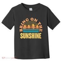 Bring On The Sunshine Tropical Palm Trees Toddler T-Shirt thumb 0