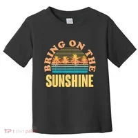 Bring On The Sunshine Tropical Palm Trees Toddler T-Shirt thumb 0