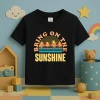 Bring On The Sunshine Tropical Palm Trees Toddler T-Shirt thumb 3