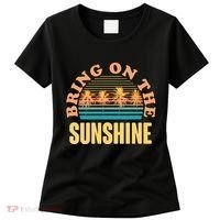 Bring On The Sunshine Tropical Palm Trees Women's T-Shirt thumb 0