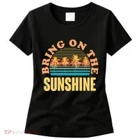 Bring On The Sunshine Tropical Palm Trees Women's T-Shirt thumb 0