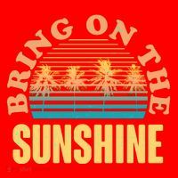 Bring On The Sunshine Tropical Palm Trees Santa Hat thumb 1