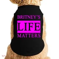 Britney's Life Matters BLM Free Britney Doggie Tank thumb 0
