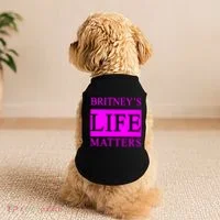 Britney's Life Matters BLM Free Britney Doggie Tank thumb 2