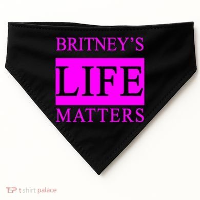 Britney's Life Matters BLM Free Britney USA-Made Doggie Bandana