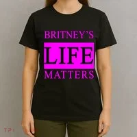 Britney's Life Matters BLM Free Britney T-Shirt thumb 4