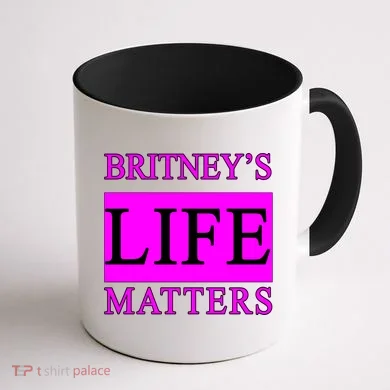 Britney's Life Matters BLM Free Britney Coffee Mug back