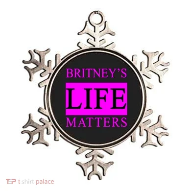 Britney's Life Matters BLM Free Britney Ornament