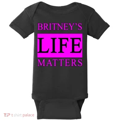 Britney's Life Matters BLM Free Britney Baby Bodysuit