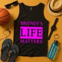 Britney's Life Matters BLM Free Britney Tank Top thumb 4