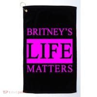 Britney's Life Matters BLM Free Britney Golf Towel thumb 0