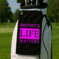 Britney's Life Matters BLM Free Britney Golf Towel thumb 2