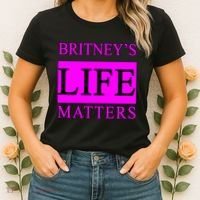 Britney's Life Matters BLM Free Britney Women's T-Shirt thumb 2