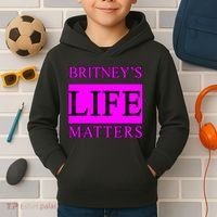 Britney's Life Matters BLM Free Britney Kids Hoodie thumb 2