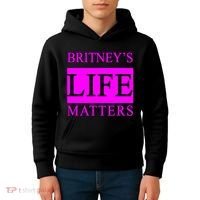 Britney's Life Matters BLM Free Britney Kids Hoodie thumb 4