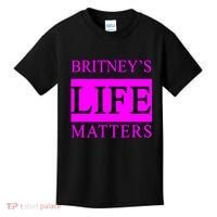 Britney's Life Matters BLM Free Britney Kids T-Shirt thumb 0