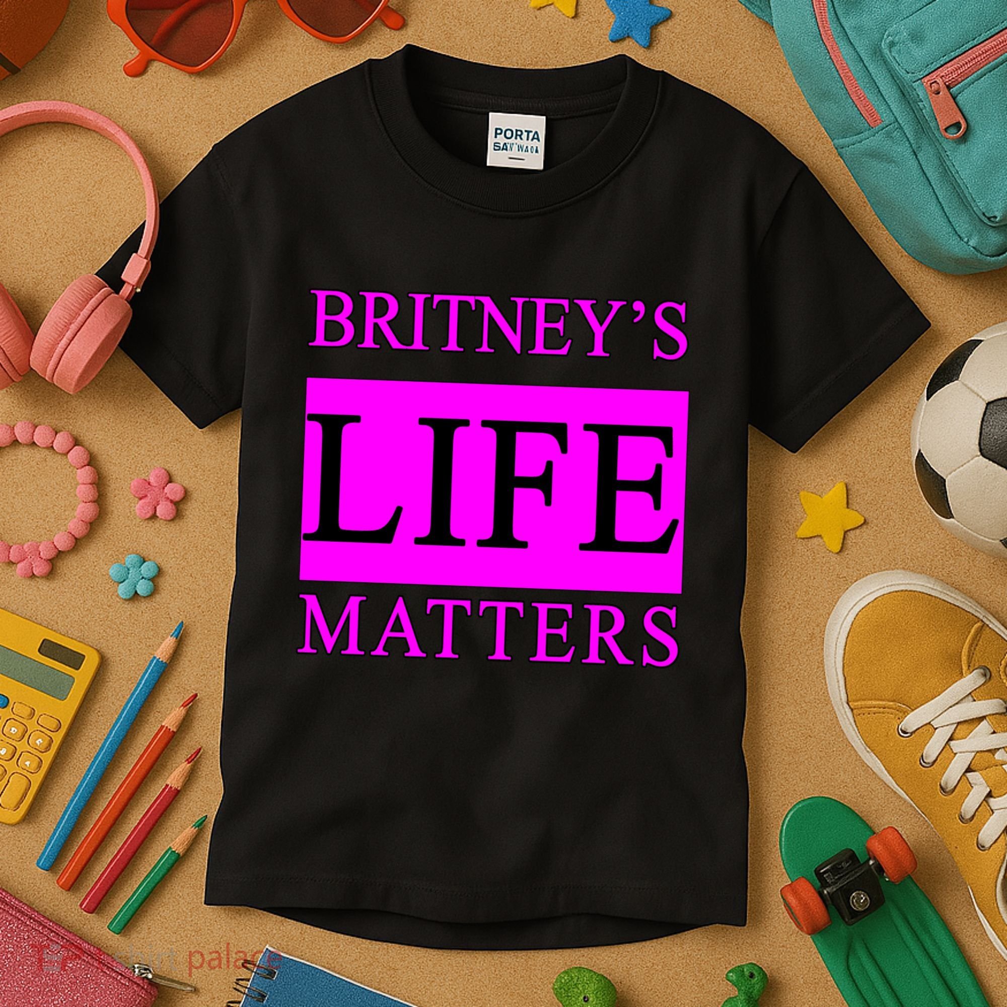 Britney's Life Matters BLM Free Britney Kids T-Shirt