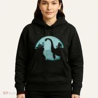 Bigfoot Riding Loch Ness Monster Sasquatch Ufo Abduction Hoodie thumb 5