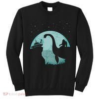 Bigfoot Riding Loch Ness Monster Sasquatch Ufo Abduction Sweatshirt thumb 0