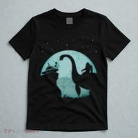 Bigfoot Riding Loch Ness Monster Sasquatch Ufo Abduction T-Shirt thumb 5
