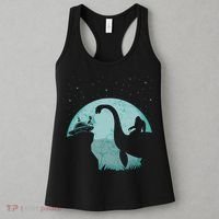 Bigfoot Riding Loch Ness Monster Sasquatch Ufo Abduction Women's Tank Top thumb 3