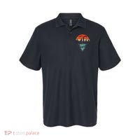 Bigfoot Riding Loch Ness Monster 80s Funny Sasquatch Nessie Polo thumb 0