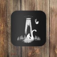 Bigfoot Riding Loch Ness Monster Nessie Funny Sasquatch Ufo Coaster thumb 0