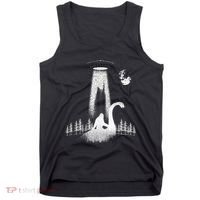 Bigfoot Riding Loch Ness Monster Nessie Funny Sasquatch Ufo Tank Top thumb 0