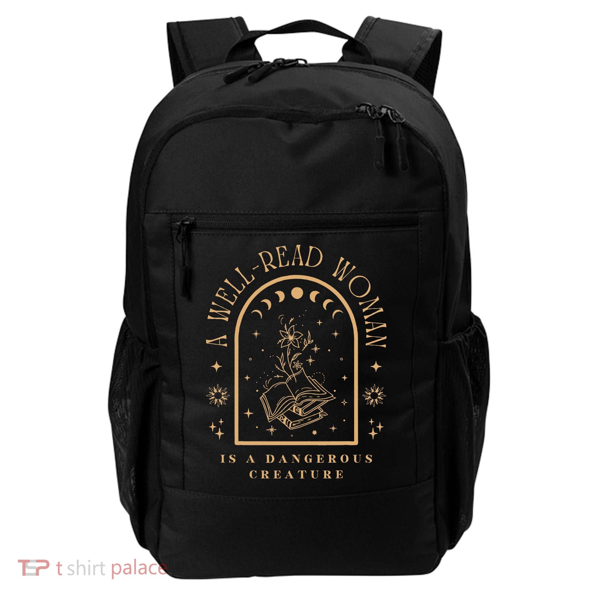 Bookish Reading Librarian Literature Books Club Funny Backpack
