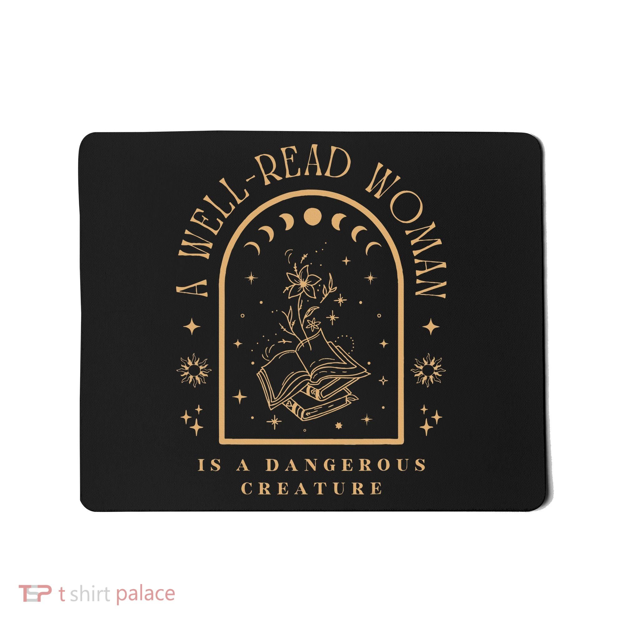 Bookish Reading Librarian Literature Books Club Funny Mousepad