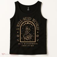 Bookish Reading Librarian Literature Books Club Funny Tank Top thumb 2