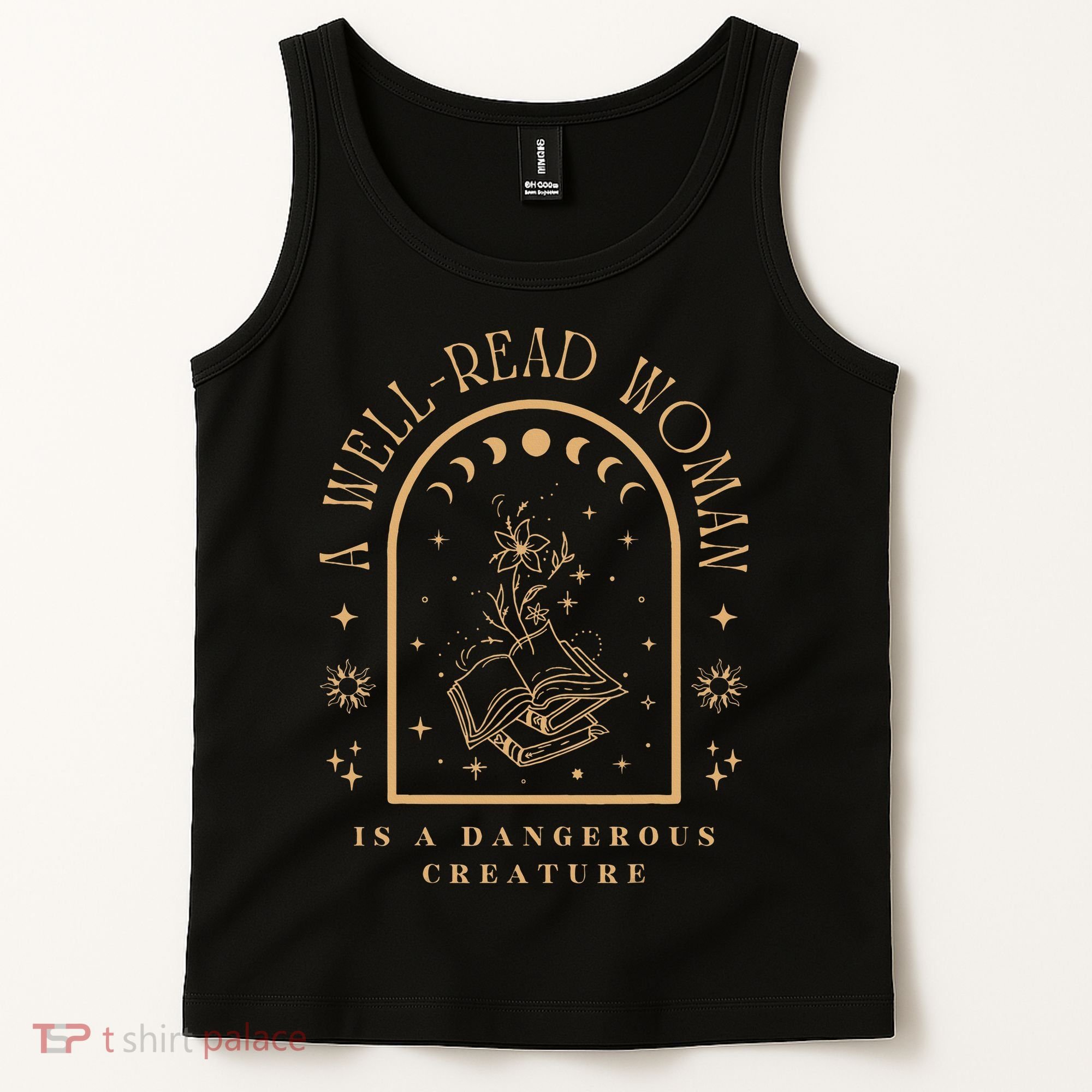 Bookish Reading Librarian Literature Books Club Funny Tank Top