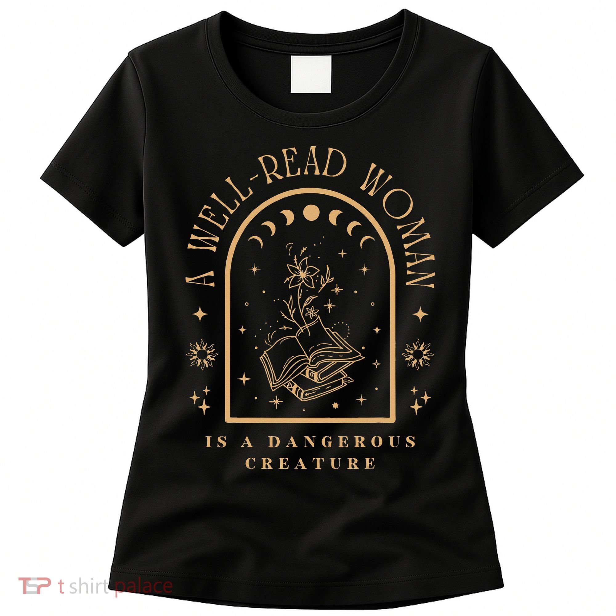 Bookish Reading Librarian Literature Books Club Funny Women's T-Shirt