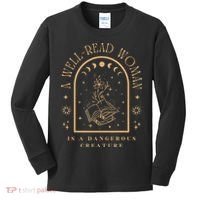 Bookish Reading Librarian Literature Books Club Funny Kids Long Sleeve Shirt thumb 0