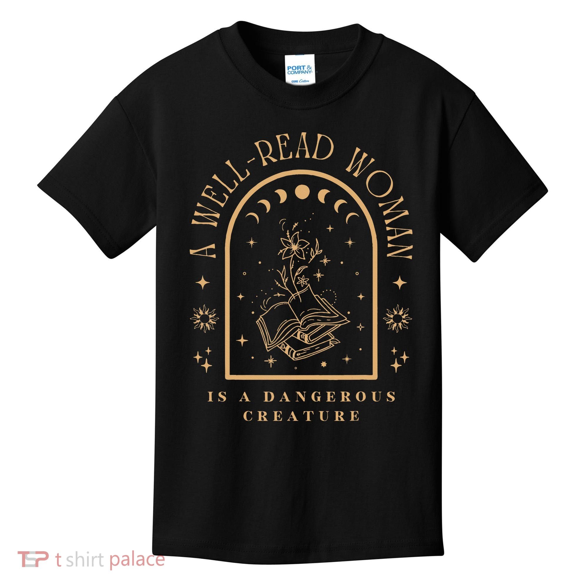 Bookish Reading Librarian Literature Books Club Funny Kids T-Shirt