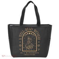 Bookish Reading Librarian Literature Books Club Funny Tote Bag thumb 0