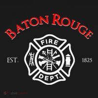 Baton Rouge Louisiana Fire Rescue Department Firefighters Women's Hoodie thumb 2