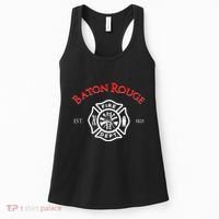 Baton Rouge Louisiana Fire Rescue Department Firefighters Women's Tank Top thumb 0