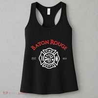 Baton Rouge Louisiana Fire Rescue Department Firefighters Women's Tank Top thumb 3