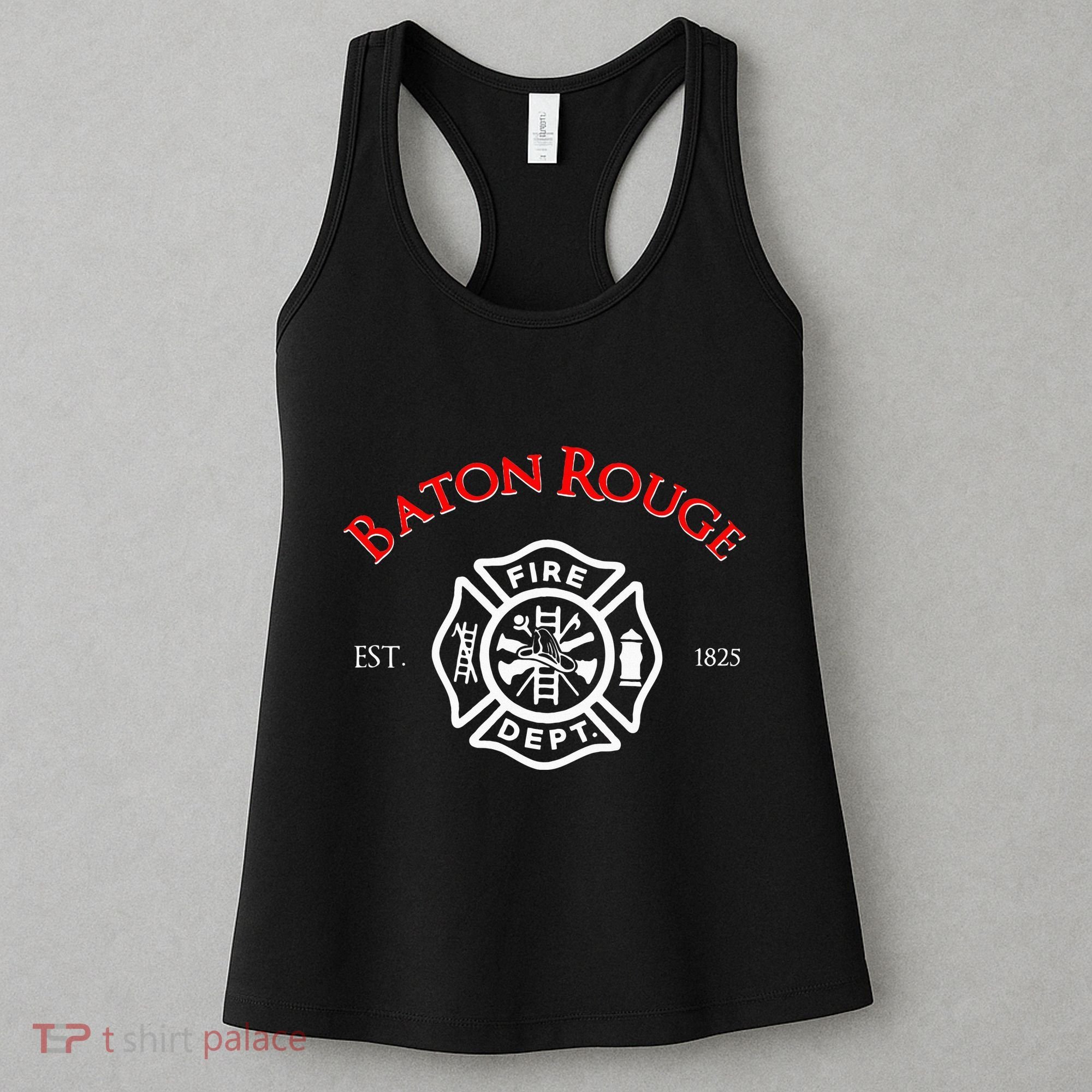 Baton Rouge Louisiana Fire Rescue Department Firefighters Women's Tank Top