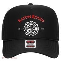 Baton Rouge Louisiana Fire Rescue Department Firefighters Hat thumb 0