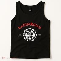 Baton Rouge Louisiana Fire Rescue Department Firefighters Tank Top thumb 2