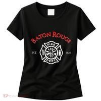 Baton Rouge Louisiana Fire Rescue Department Firefighters Women's T-Shirt thumb 0