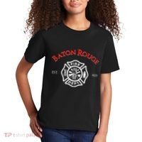 Baton Rouge Louisiana Fire Rescue Department Firefighters Kids T-Shirt thumb 2