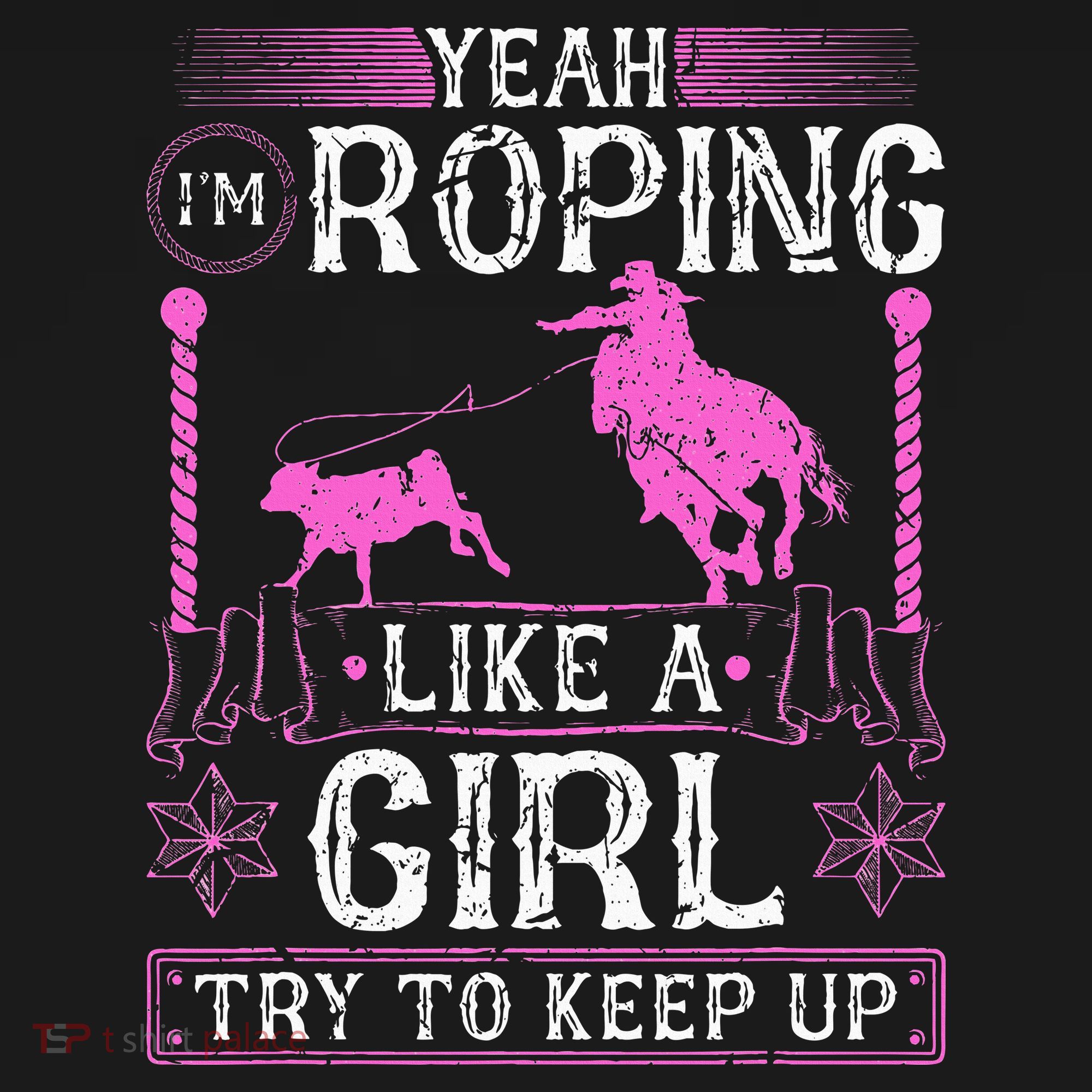 Breakaway Roping Like A Girl Cowgirl Rodeo Calf Roping Polo