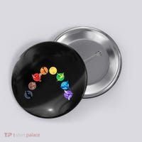 Bird Rainbow Lgbtq Queer Pride Owl Duck Hummingbird Parrot Button thumb 0