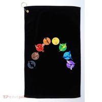 Bird Rainbow Lgbtq Queer Pride Owl Duck Hummingbird Parrot Golf Towel thumb 0
