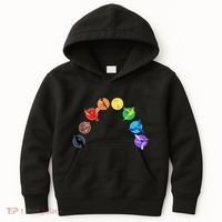Bird Rainbow Lgbtq Queer Pride Owl Duck Hummingbird Parrot Kids Hoodie thumb 0