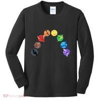 Bird Rainbow Lgbtq Queer Pride Owl Duck Hummingbird Parrot Kids Long Sleeve Shirt thumb 0