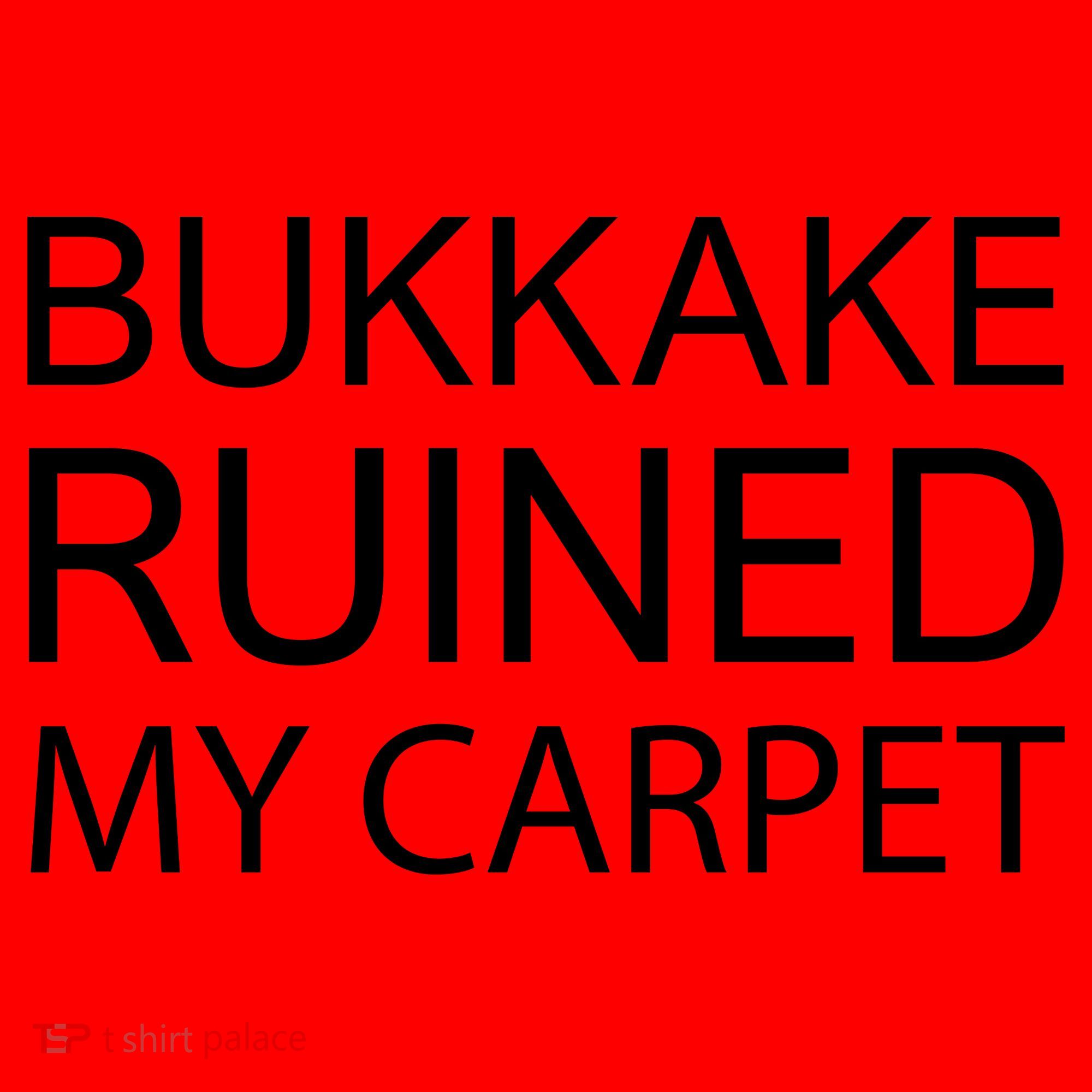 Bukkake Ruined My Carpet Funny Offensive Saying Santa Hat